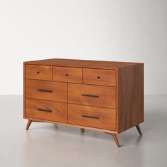 7 Drawer 56'' W Dresser Ideal for Tucking Away the Rest of your Displaced Wardrobe Perfect for Organize
