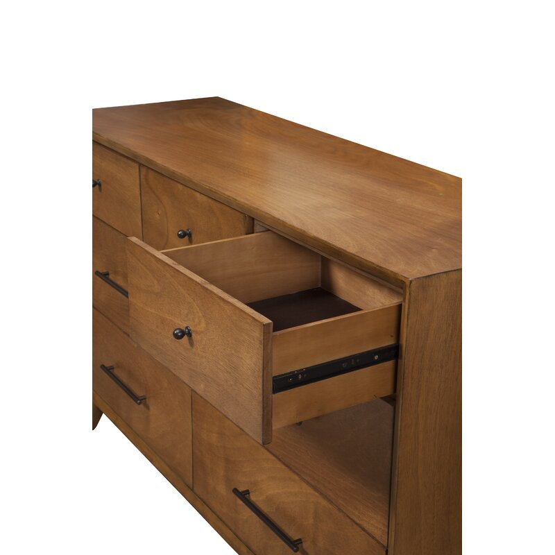 7 Drawer 56'' W Dresser Ideal for Tucking Away the Rest of your Displaced Wardrobe Perfect for Organize