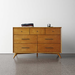 7 Drawer 56'' W Dresser Ideal for Tucking Away the Rest of your Displaced Wardrobe Perfect for Organize