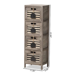 Wiltrude 37.8'' Tall Accent Chest Modern and Contemporary Storage Unit Perfect for Living Room