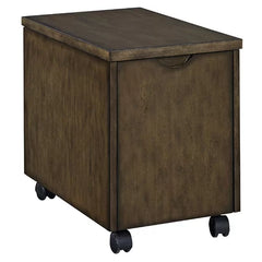 Witham 22'' Wide 1 -Drawer Mobile Lateral Filing Cabinet Carved Finger Pull Lift Lid