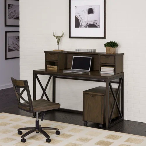 Witham 22'' Wide 1 -Drawer Mobile Lateral Filing Cabinet Carved Finger Pull Lift Lid
