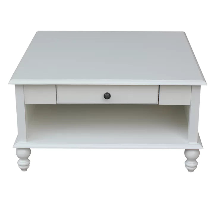 Off-White Cream Witherspoon Coffee Table with Storage