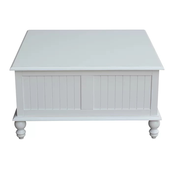 Off-White Cream Witherspoon Coffee Table with Storage