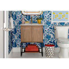 Wittig 24" Single Bathroom Vanity Set Concrete Gray Finish