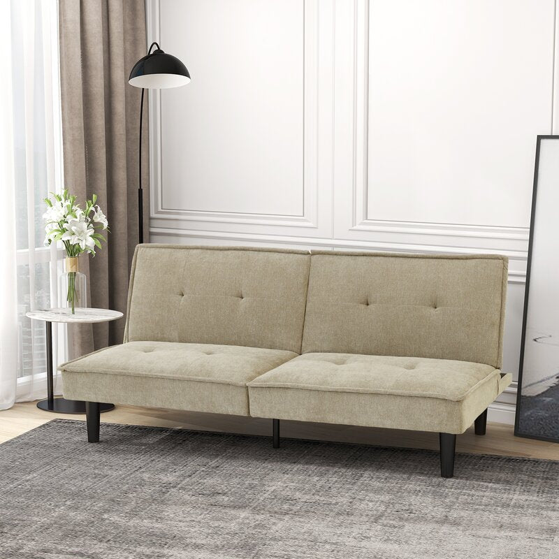 Wollano Full 70.5'' Wide Linen Convertible Sofa Brings Style