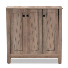 Wood 15 Pair Shoe Storage Cabinet Feature an Exquisitely Carved Design