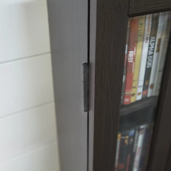 Wood DVD Multimedia Cabinet Provide Storage Space Perfect Organize