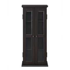 Wood DVD Multimedia Cabinet Provide Storage Space Perfect Organize