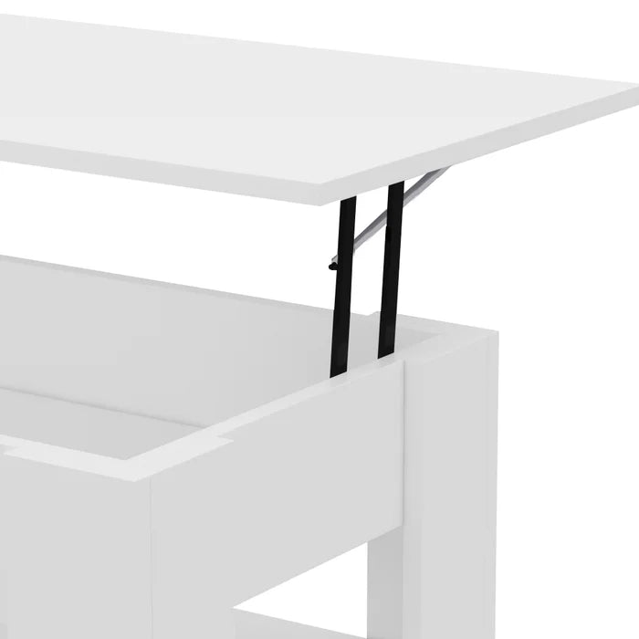 Wood Lift Top Coffee Table Pop Up Coffee Table With Hidden Compartment And Storage Shelf