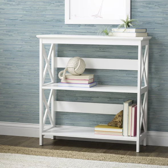 Wrenshall 31.5'' W Etagere Bookcase Classic Painted Finish Design