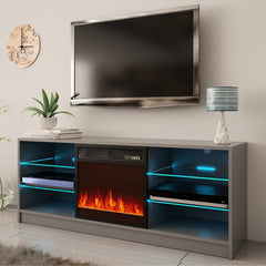 Wrightson TV Stand for TVs up to 65" with Fireplace Included