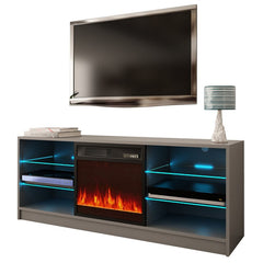 Wrightson TV Stand for TVs up to 65" with Fireplace Included