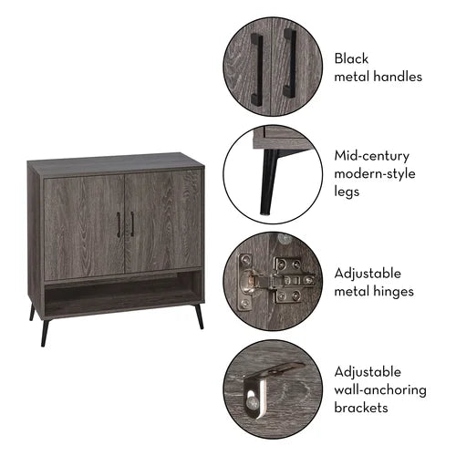 Wysocki 12 pair shoe storage 2025 cabinet