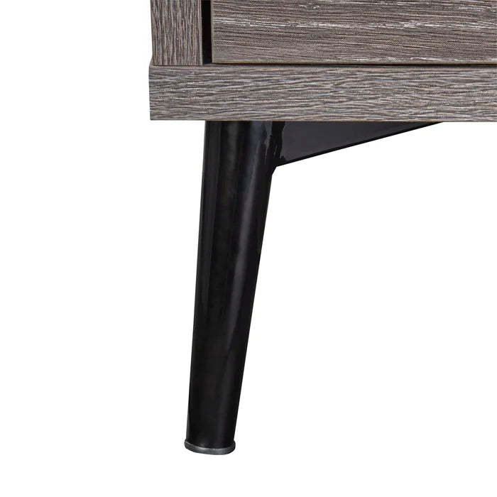 Wysocki 41.56'' Tall Accent Cabinet Particle Board with Veneer Design