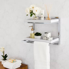 15.88'' W x 13.63'' H x 10.37'' D Wall Mounted Bathroom Shelves