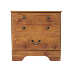 Yandell 24.47'' Tall 2 - Drawer Nightstand in Pine Perfect Organize