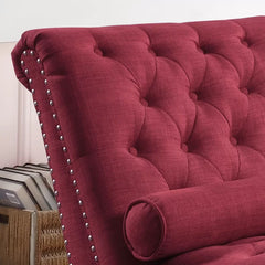 Burgundy Yarmouth Chaise Lounge Perfect for your Living Room