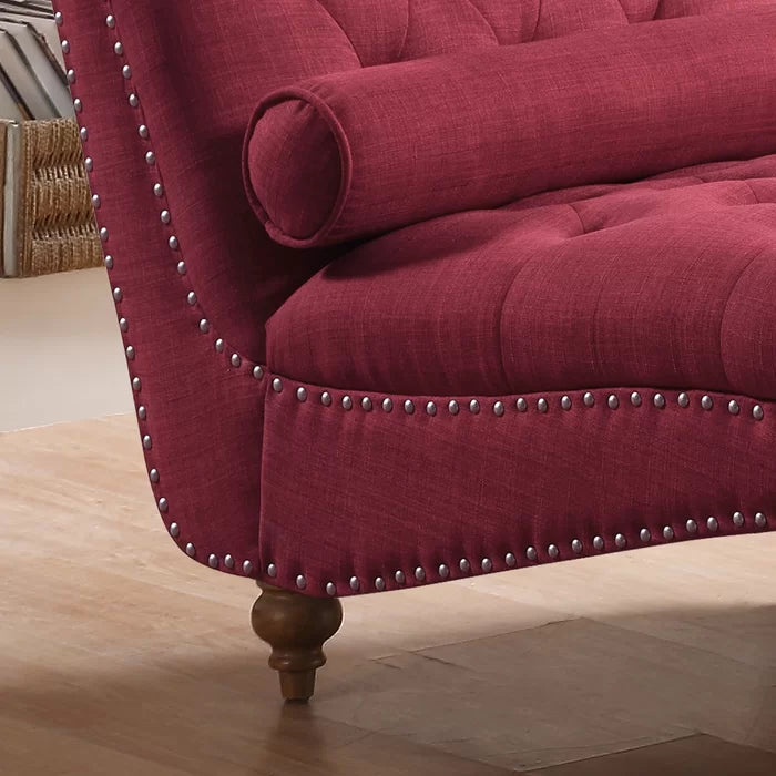 Burgundy Yarmouth Chaise Lounge Perfect for your Living Room