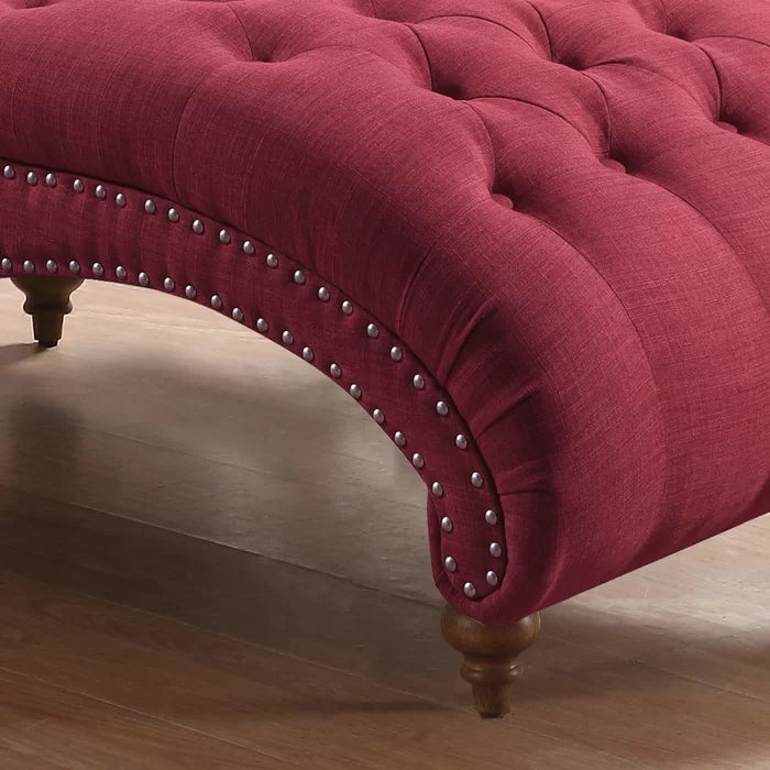 Burgundy Yarmouth Chaise Lounge Perfect for your Living Room