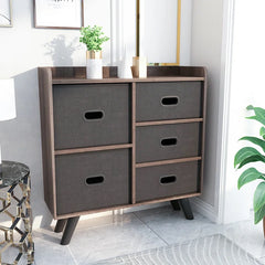Yoel 33'' Tall Plastic 5 - Drawer Accent Chest Vintage Style Cabinet