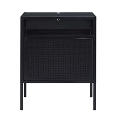 Black Zander 24'' Tall Nightstand Accent Table in your Living Room