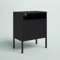 Black Zander 24'' Tall Nightstand Accent Table in your Living Room
