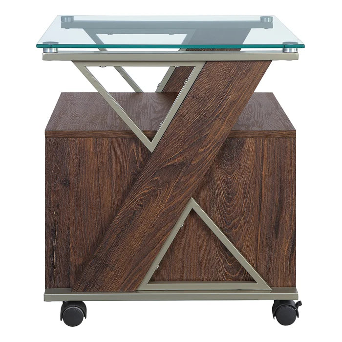 Zenos 17.5'' Wide 1 -Drawer Mobile Vertical Filing Cabinet Keep Files Catalogs and Important Paperwork