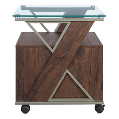 Zenos 17.5'' Wide 1 -Drawer Mobile Vertical Filing Cabinet Keep Files Catalogs and Important Paperwork