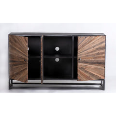 Zinaida 59'' Wide Mango Buffet Table Natural Reclaimed sideboard for a Modern