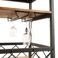 Zona 26'' Wide Rolling Kitchen Cart Locking Wheels