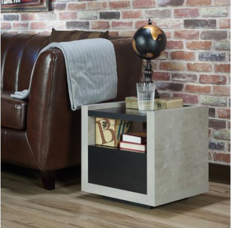 18-inch 1-shelf Side Table Perfect Beside A Sofa for Extra Storage