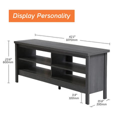 Beige Kashaf TV Stand for TVs up to 55" Easy To Clean Aesthetic Design