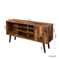 Alaw Solid Wood TV Stand for TVs up to 65" Indoor Furniture