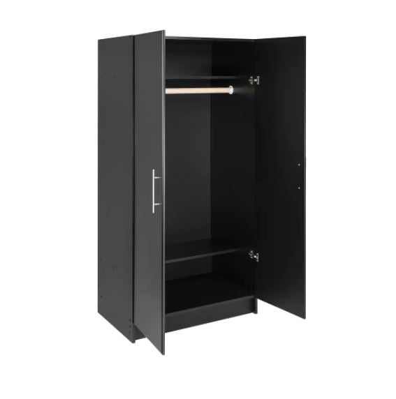Prepac Elite 32-inch Wardrobe Cabinet 32 Inch Made from Laminated Composite Woods