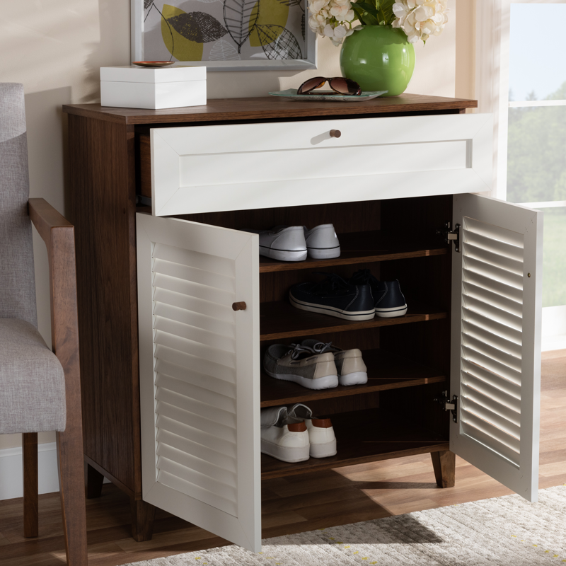 12 Pair Shoe Storage Cabinet
