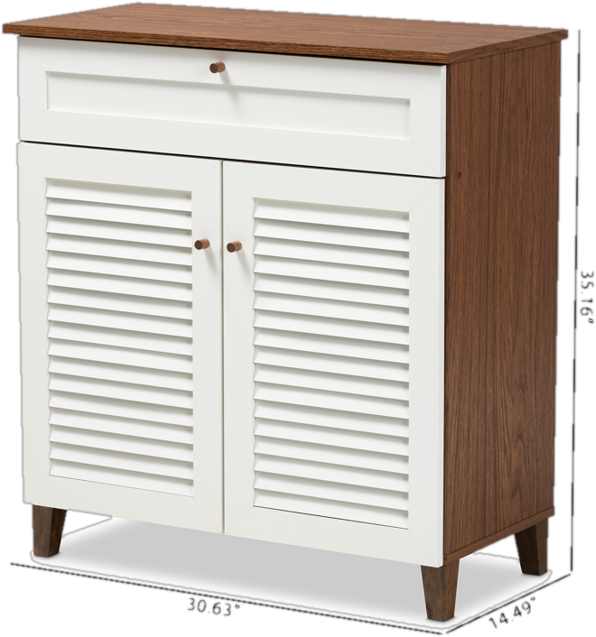 12 Pair Shoe Storage Cabinet