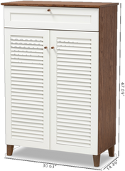 15 Pair Shoe Storage Cabinet