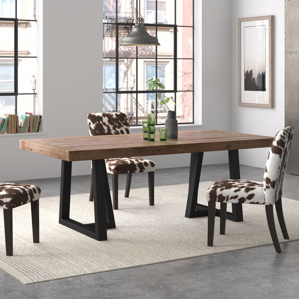 Miesville Pine Solid Wood Dining Table