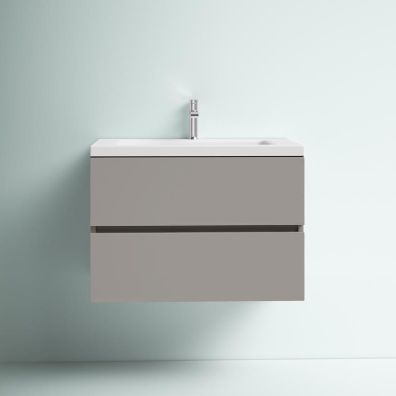 Albion 30.5" Wall-Mounted Single Bathroom Vanity Set