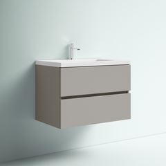 Albion 30.5" Wall-Mounted Single Bathroom Vanity Set
