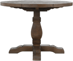 Kinston 55" Pine Solid Wood Pedestal Dining Table