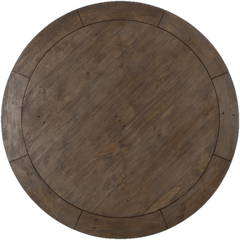Kinston 55" Pine Solid Wood Pedestal Dining Table