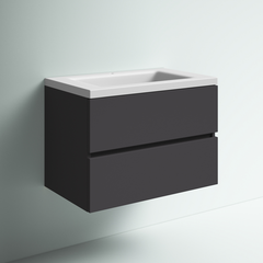 Albion 30.5" Wall-Mounted Single Bathroom Vanity Set