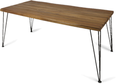 Vikesha Solid Wood Dining Table H 29"