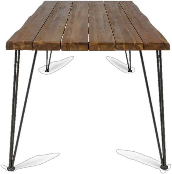 Vikesha Solid Wood Dining Table H 29"