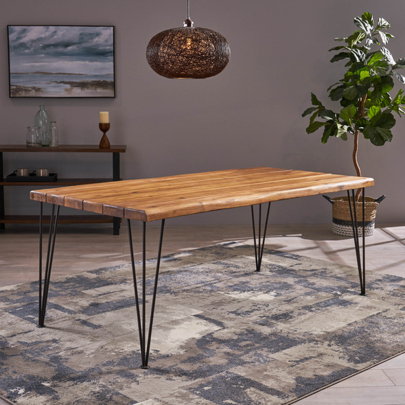 Vikesha Solid Wood Dining Table H 29"