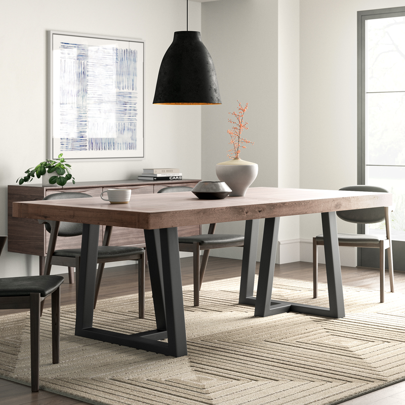 Miesville Pine Solid Wood Dining Table
