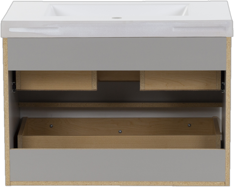 Albion 30.5" Wall-Mounted Single Bathroom Vanity Set